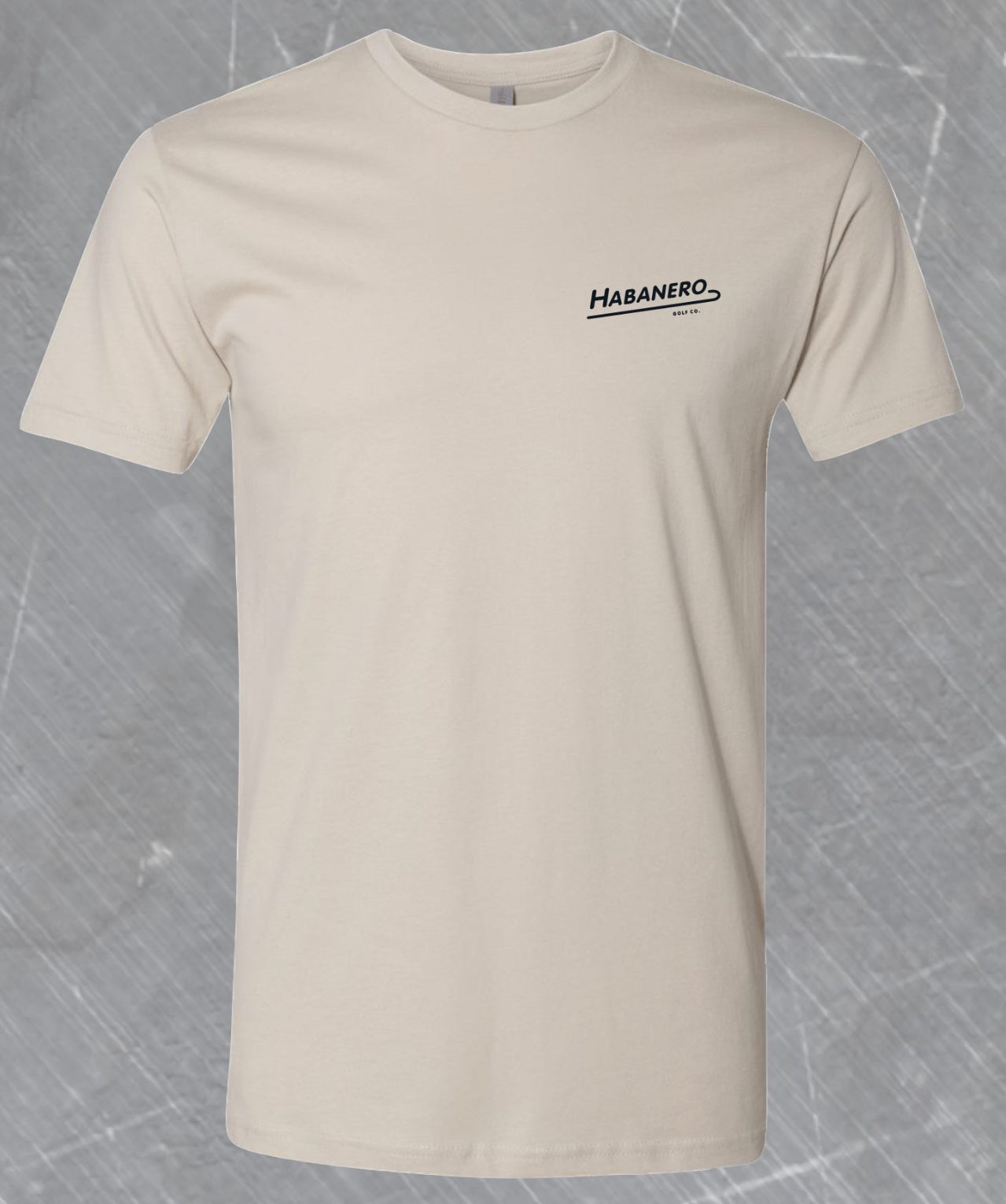 Black on Natural Habanero Tee