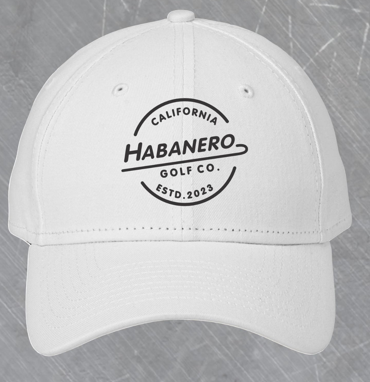 California Hab Hat in White
